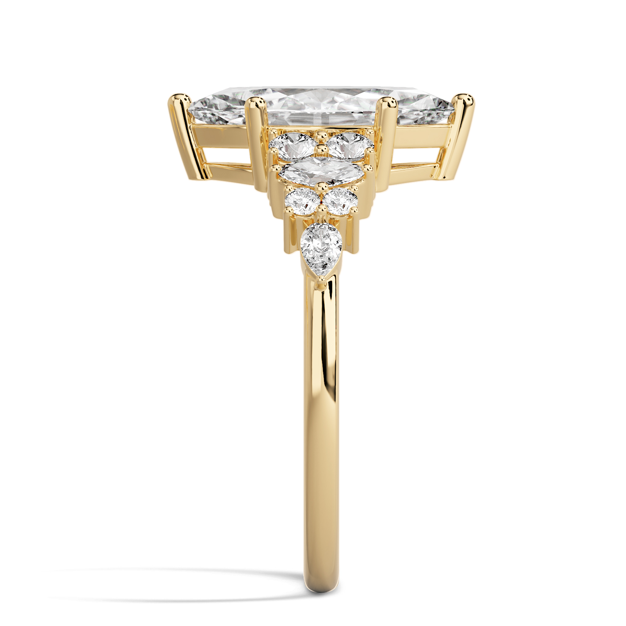 Nadia Perfect Fit Diamond Ring — Back view