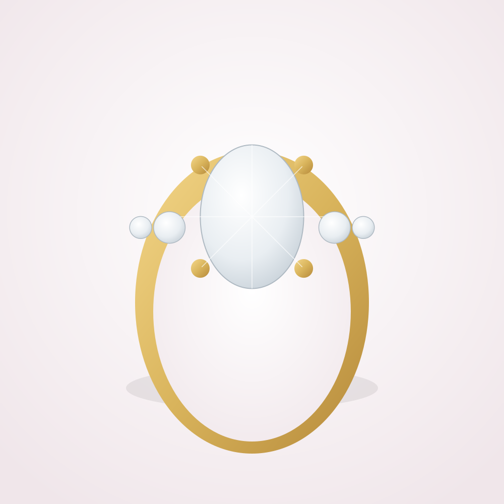 Aurelia Three-Stone Diamond Ring — Interactive / 360