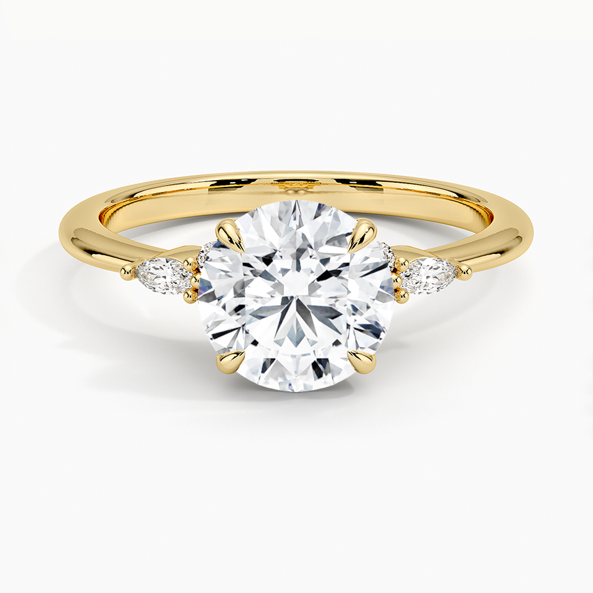 Aurora Demo Three Stone Ring