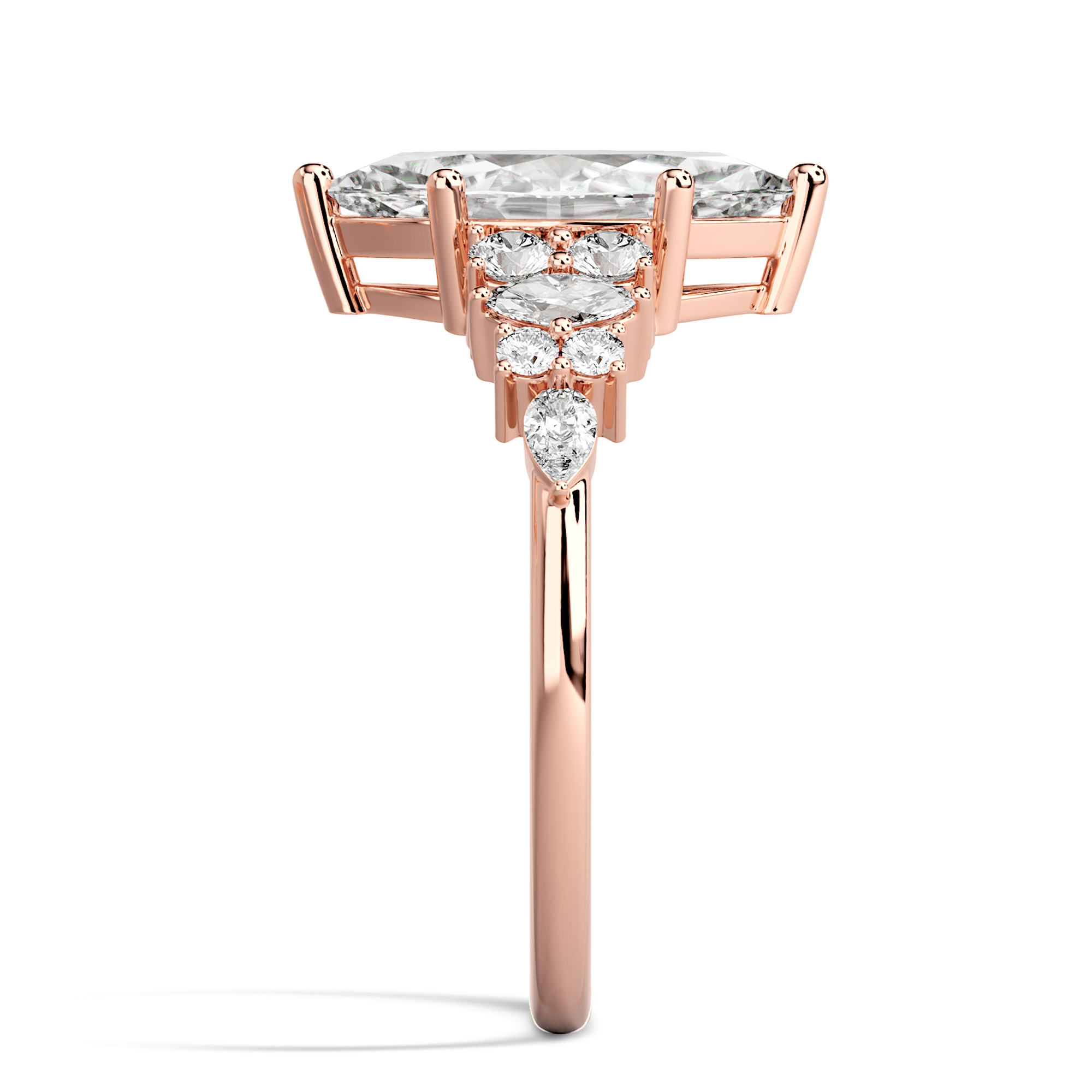 14K Yellow Gold Comfort Fit 3mm Ring — Back view